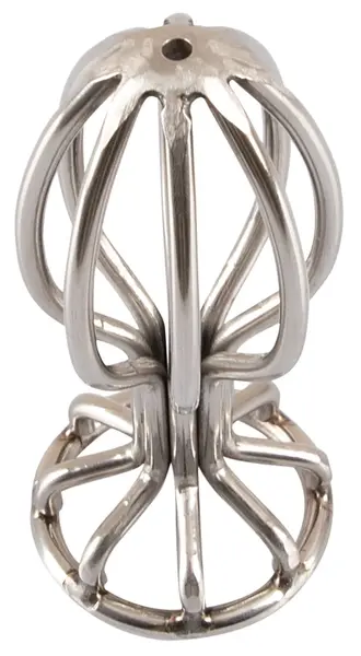 ANOS Stainless Steel Cage Plug 2.8 cm - Hollow Design, 6.8 cm Length