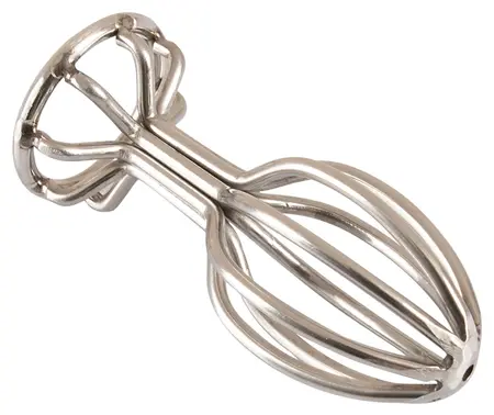 ANOS Stainless Steel Cage Plug 2.8 cm - Hollow Design, 6.8 cm Length