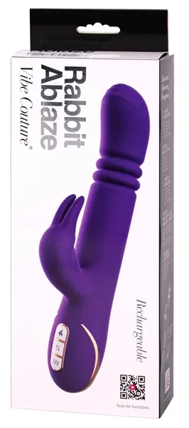 Vibe Couture Ablaze PUR Dual-Action Intimate Device, Warming, 22.5 cm