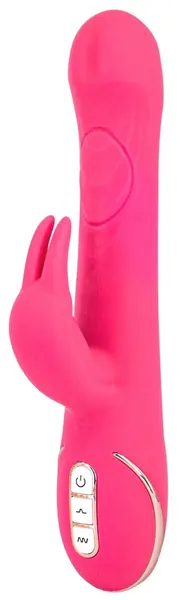 Vibe Couture Quiver Rabbit Pin Intimate Device, 21.4 cm, Soft Touch, Pink