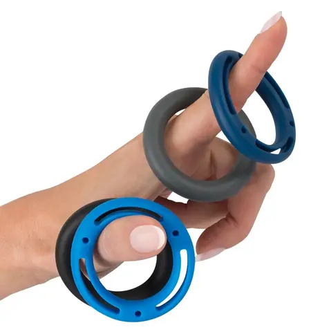 You2Toys Silicone Ring Set 2-Pack - Flexible, Assorted Colors & Designs