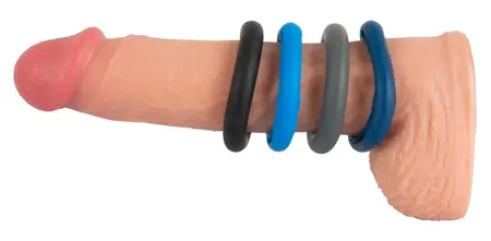 You2Toys Silicone Ring Set 2-Pack - Flexible, Assorted Colors & Designs