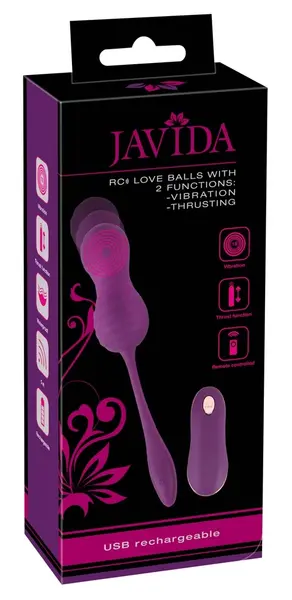Javida RC Love Balls Dual-Function Silicone Training System 18.5cm