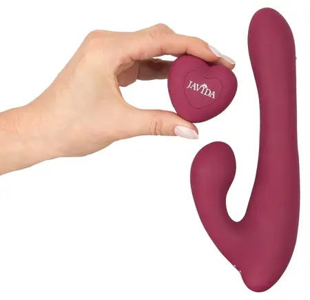 Javida RC Rotating Rabbit Dual Motor Vibrator Pink 20.6 cm