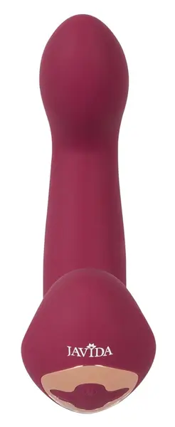 Javida Thumping & Shaking Rabbit Intimate Machine, Silicone, Purple, 17 cm