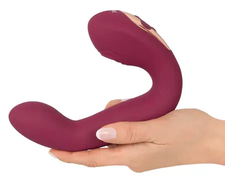 Javida Thumping & Shaking Rabbit Intimate Machine, Silicone, Purple, 17 cm