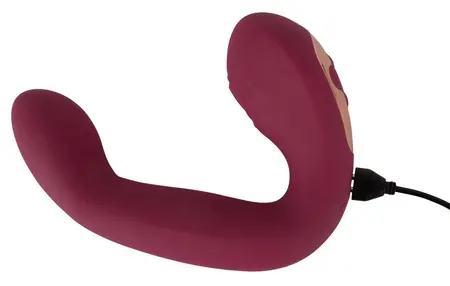 Javida Thumping & Shaking Rabbit Intimate Machine, Silicone, Purple, 17 cm
