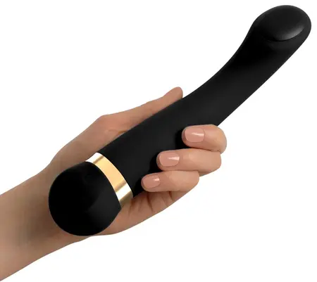 You2Toys Hot 'n Cold Vibrator Black - Multi-Temperature Massage, 21.6 cm