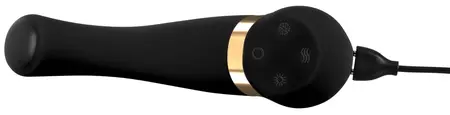 You2Toys Hot 'n Cold Vibrator Black - Multi-Temperature Massage, 21.6 cm