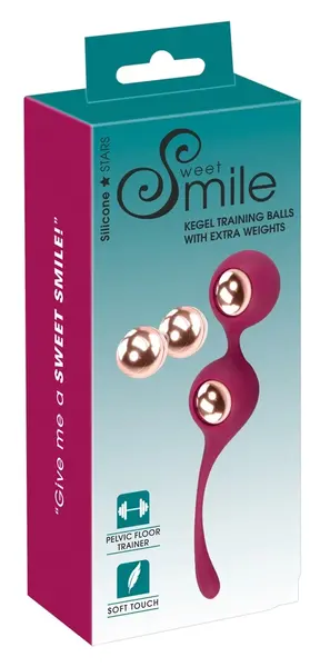 Sweet Smile Love Balls Training Set - Adjustable Silicone Pelvic Trainer