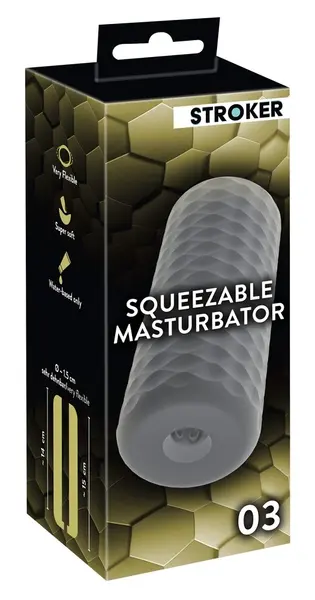 Stroker Model 03 Discreet Intimate Machine, 15 cm, TPE, Non-slip Grip
