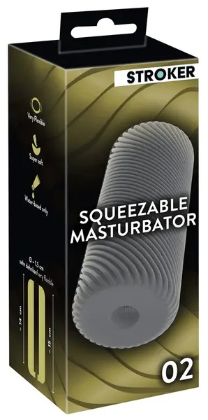 Stroker Model 02 - Discreet Flexible Intimate Device, 15 cm, TPE