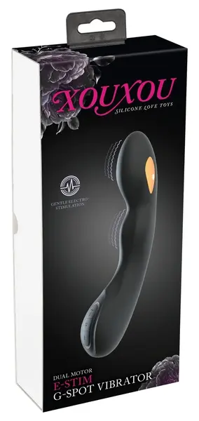 JOLT e-G-Spot Intimate Massager with E-Stim & Vibration, Purple, 20 cm