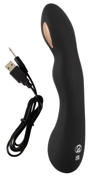 JOLT e-G-Spot Intimate Massager with E-Stim & Vibration, Purple, 20 cm