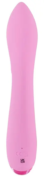 Sweet Smile Nodding Rabbit Flexible Silicone Dual Motor Vibrator 21.5cm
