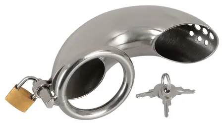 Fetish Collection Kratki Uređaj Čednosti od Nerđajućeg Čelika 13.5 cm