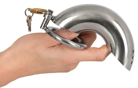Fetish Collection Kratki Uređaj Čednosti od Nerđajućeg Čelika 13.5 cm