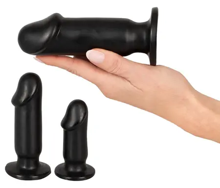 ANOS Analni Plug Trening Set 3 Veličine Fleksibilni PVC Usisna Baza