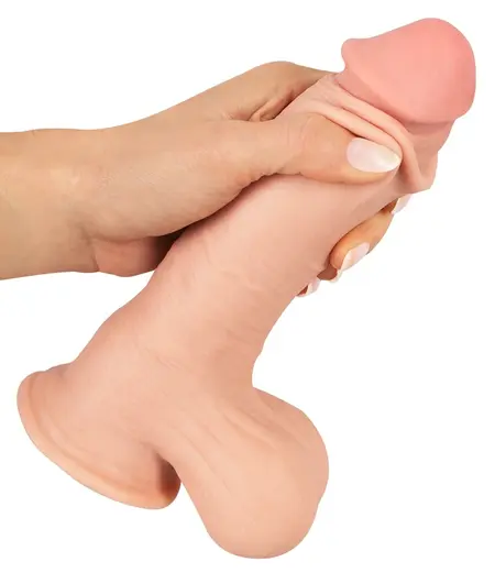 Nature Skin Intimni Model 20 cm – Fleksibilni Sistem, Usisna Baza, TPE