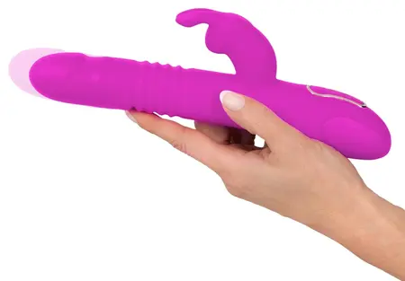 Sweet Smile Thrusting Pearl Ra Pink Dvostruki Intimni Uređaj 26 cm