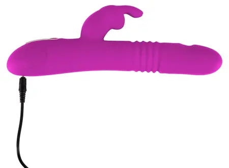 Sweet Smile Thrusting Pearl Ra Pink Dvostruki Intimni Uređaj 26 cm