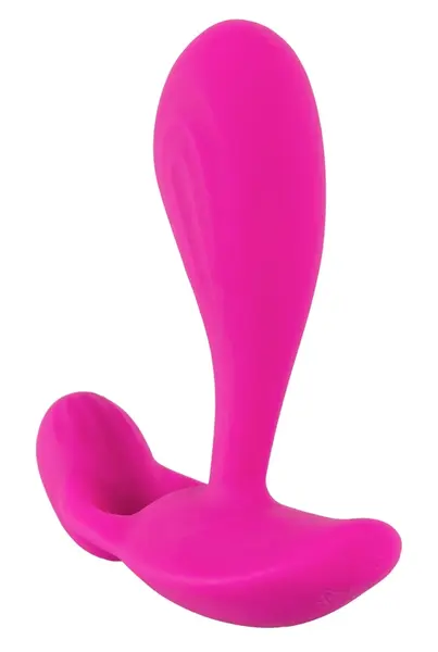 Sweet Smile RC Fleksibilni Silikonski Vibrator sa Dva Motora, Ružičasta, 11 cm