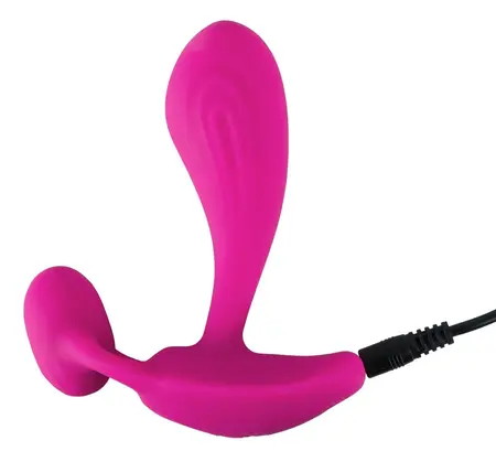 Sweet Smile RC Fleksibilni Silikonski Vibrator sa Dva Motora, Ružičasta, 11 cm