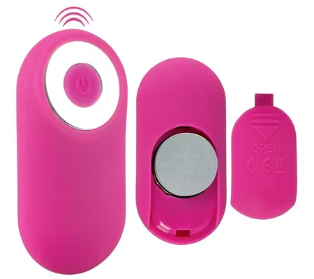 Sweet Smile RC Fleksibilni Silikonski Vibrator sa Dva Motora, Ružičasta, 11 cm