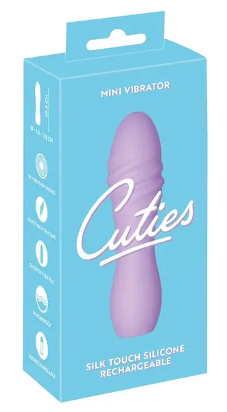Cuties Mini Vibrator 3rd Gen Compact Waterproof Silicone 10 Modes Pink