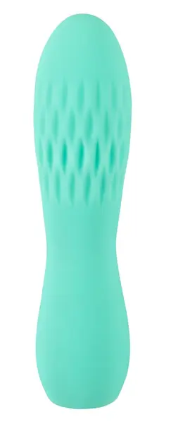 Cuties Mini Vibrator Green 3.G - Compact Waterproof Silicone Model