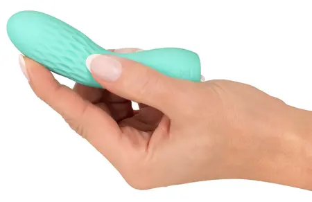 Cuties Mini Vibrator Green 3.G - Compact Waterproof Silicone Model
