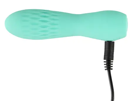 Cuties Mini Vibrator Green 3.G - Compact Waterproof Silicone Model