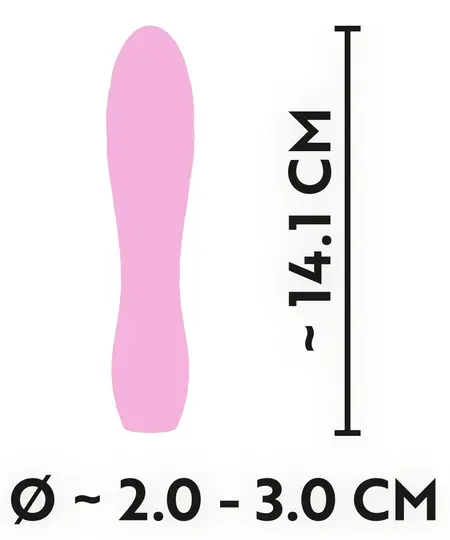 Cuties Mini Vibrator Rose 3rd Gen - Compact Waterproof Silicone Model