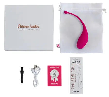 Adrien Lastic Palpitation Intimni Uređaj Sa Aplikacijom, 18 cm, Ljubičasta