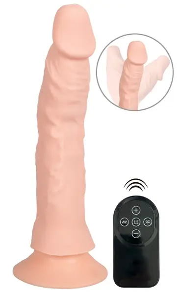 Nature Skin Bendable RC Flexible Intimate Device 21.5 cm TPE Beige