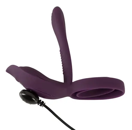 Couples Choice RC Intimni Prsten Vibration Sa Daljinskim Upravljanjem, Crna, Punjenje Putem USB-a