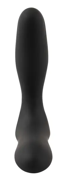 ANOS RC Prostate Plug with Remote Control, Dual Motor, Black, 13.5 cm