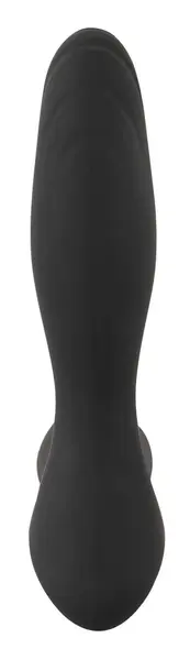 ANOS RC Prostate Plug with Remote Control, Dual Motor, Black, 13.5 cm