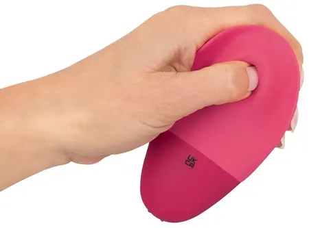 Sweet Smile Thumping Touch Compact Lay-On Device, 7 Modes, Pink, 11.7 cm