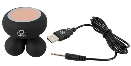 CUPA Warming Mini Massager - Dual-Ended, Heated, Compact Silicone Device