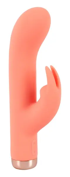 Peachy Mini Rabbit Vibe Meki Silikon Touch 10 Režima Pastelno Roze 16.7 cm