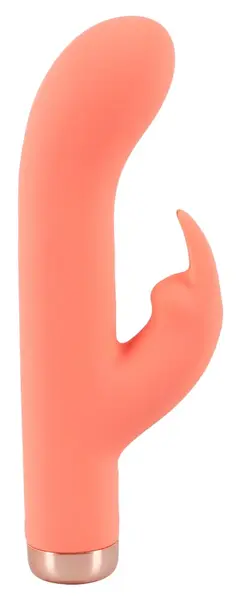 Peachy Mini Rabbit Vibe Meki Silikon Touch 10 Režima Pastelno Roze 16.7 cm