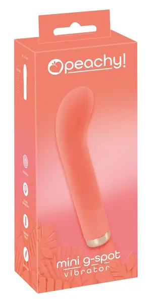 Peachy Mini G-Spot Model, Pastelni Silikon, 10 Režima, Punjenje, 16.5 cm