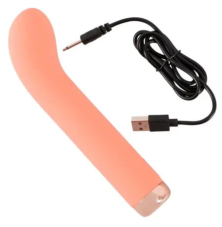 Peachy Mini G-Spot Model, Pastelni Silikon, 10 Režima, Punjenje, 16.5 cm