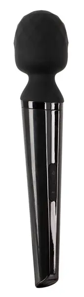 40 Years Wand Vibrator Rechargeable Massager + 2 Attachments, Black