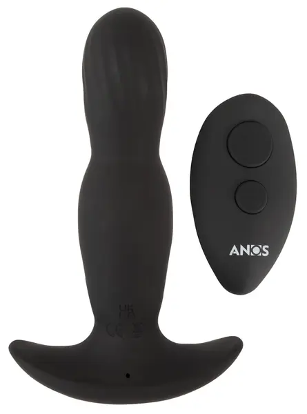 ANOS RC Inflatable Plug with Remote - Soft Touch, 10 Modes, Black