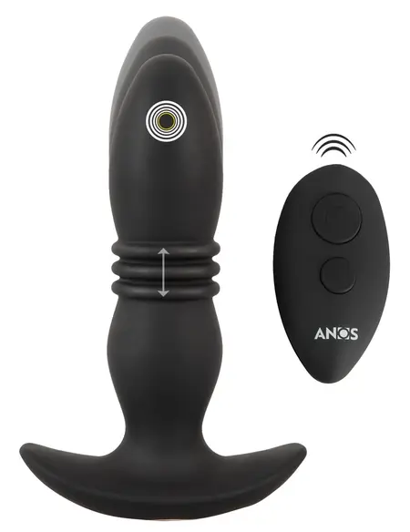 ANOS RC Masažer sa Potiskivanjem – Daljinski Upravljan, Crna, 14.4-15.9 cm