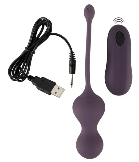 You2Toys RC Duo Vibrating Love Balls Silicone 10 Modes Black 48g