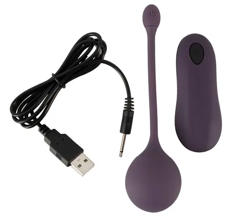 You2Toys RC Love Ball Vibrating Pelvic Trainer, Silicone, 14.3 cm, Purple
