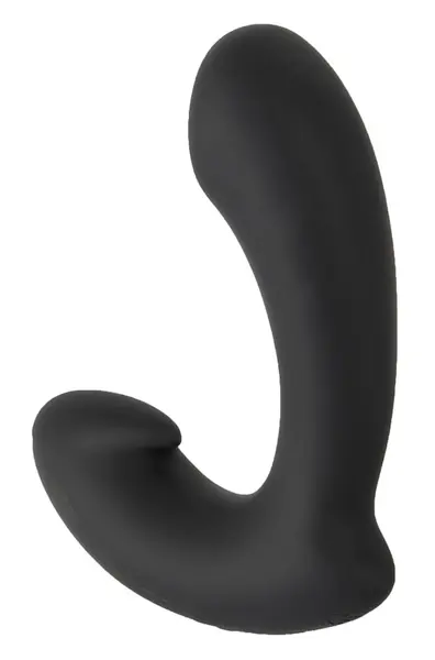 ANOS Mini Prostate Plug 7-Mode Vibrating Silicone Black 10.5cm